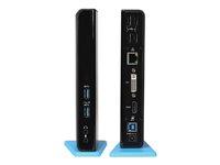 i-Tec USB 3.0 Dual Docking Station - dockningsstation - USB - DVI, HDMI - 1GbE U3HDMIDVIDOCK