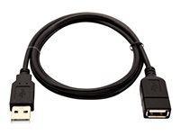 V7 - USB-förlängningskabel - USB till USB - 1 m V7USB2EXT-01M-1E