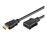 MicroConnect HDMI-förlängningskabel - 1 m HDM19191FV2.0