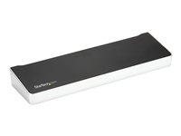 StarTech.com 4K USB-C-docka för tre skärmar med 5 USB 3.0-portar - dockningsstation - USB-C - HDMI, 2 x DP - 1GbE DK30CH2DPPDU