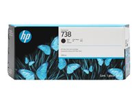 HP 738 - svart - original - DesignJet - bläckpatron 498N8A