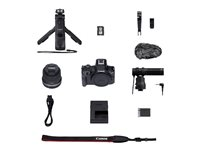 Canon EOS R50 - Content Creator Kit - digitalkamera RF-S 18-45 mm F4,5-6,3 IS STM objektiv 5811C035