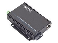 Black Box Industrial PoE Gigabit Ethernet Media Converter - fibermediekonverterare - GigE - TAA-kompatibel LGC5301A