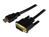StarTech.com 1,5 m HDMI till DVI-D-kabel – M/M - adapterkabel - HDMI / DVI - 1.5 m HDDVIMM150CM