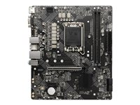 MSI PRO H610M-G DDR4 - moderkort - micro ATX - LGA1700-uttag - H610 PRO H610M-G DDR4