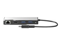 ALOGIC USB-C Fusion ALPHA 5-in-1 Hub - dockningsstation - USB-C - HDMI - 1GbE UCFUPRGE-SGR