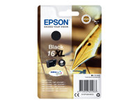 Epson 16XL - XL - svart - original - bläckpatron C13T16314012