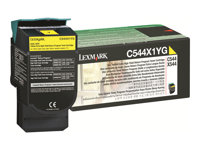 Lexmark - Extra lång livslängd - gul - original - tonerkassett - LCCP, LRP C544X1YG
