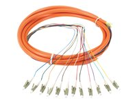 Black Box pigtail - 3 m - orange FOPT50M1-LC-12OR-3