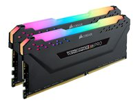 CORSAIR Vengeance RGB PRO - DDR4 - sats - 16 GB: 2 x 8 GB - DIMM 288-pin - 3600 MHz / PC4-28800 - ej buffrad CMW16GX4M2Z3600C18