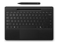 Microsoft Surface Pro Flex Keyboard - tangentbord - med pekplatta, accelerometer, Förvarings- och laddningsfack för Surface Slim Pen 2 - QWERTY - engelska - svart - med Slim Pen Inmatningsenhet Y8U-00008