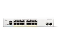 Cisco Catalyst 1300-16P-2G - switch - 16 portar - Administrerad - rackmonterbar C1300-16P-2G