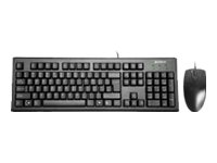 A4Tech KM-72620D - sats med tangentbord och mus - amerikansk - svart Inmatningsenhet A4TKLA43774