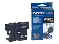 Brother LC980BK - svart - original - bläckpatron LC980BK