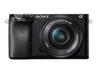 Sony a6100 ILCE-6100L - digitalkamera 16-50 mm lins ILCE6100LB.CEC