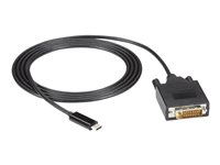 Black Box - videoadapterkabel - 24 pin USB-C till DVI-D - 1.83 m VA-USBC31-DVID-006