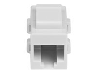 StarTech.com Vit Cat 6 RJ45-nätverkskopplare med Keystone-kontakt – F/F - kopplingsdon för nätverk - vit C6KEYCOUPLWH