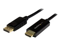StarTech.com DisplayPort till HDMI-konverterarkabel - 2 m - 4K - adapterkabel - DisplayPort / HDMI - 2 m DP2HDMM2MB