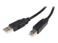 StarTech.com 0,5 m USB 2.0 A- till B-kabel - M/M - USB-kabel - USB till USB typ B - 50 cm USB2HAB50CM