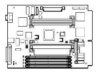 HPE - processorkort - Slot 1 - i440BX 313622-001