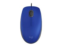 Logitech M110 Silent - mus - USB-A - röd 910-006759