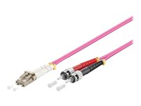 MicroConnect nätverkskabel - 25 m - erika-violett FIB412025-4