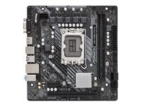 ASRock H610M-HVS - moderkort - micro ATX - LGA1700-uttag - H610 H610M-HVS