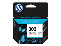 HP 302 - färg (cyan, magenta, gul) - original - bläckpatron F6U65AE#301