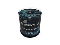 MediaRange - DVD+R DL x 100 - 8.5 GB - lagringsmedier MR471