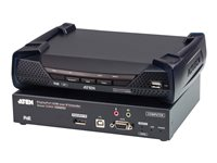 ALTUSEN KE9952 4K DisplayPort Single Display KVM over IP Extender with PoE - sändare och mottagare - förlängare för tangentbord/video/mus/seriell/USB KE9952-AX