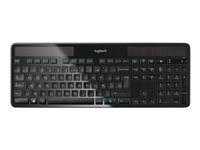 Logitech Wireless Solar K750 - tangentbord - fransk Inmatningsenhet 920-002915