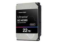 WD Ultrastar DC HC580 WUH722422AL5204 - hårddisk - datacenter - 22 TB - SAS 12Gb/s 0F62791