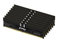 Kingston FURY Renegade Pro - DDR5 - sats - 128 GB: 8 x 16 GB - DIMM 288-pin - 6000 MHz / PC5-48000 - registrerad KF560R32RBEK8-128