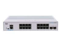 Cisco Business 250 Series CBS250-16T-2G - switch - 18 portar - smart - rackmonterbar CBS250-16T-2G-UK