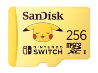 SanDisk Nintendo Switch Pokémon - flash-minneskort - 256 GB - mikroSDXC UHS-I SDSQXAO-256G-GN6ZK