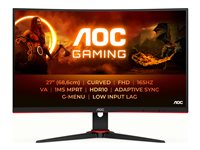 AOC Gaming C27G2E/BK - LED-skärm - böjd - Full HD (1080p) - 27" - HDR C27G2E/BK