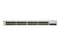 Cisco Business 220 Series CBS220-48FP-4X - switch - 48 portar - smart - rackmonterbar CBS220-48FP-4X-EU