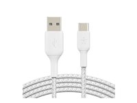 Belkin BoostCharge - USB typ C-kabel - 24 pin USB-C till USB - 1 m CAB002BT1MWH