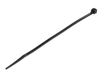 StarTech.com 15cm kabelkopplingar - 3mm bred, 39mm buntdiameter, 18kg draghållfasthet, självlåsande spärrband för nylon med böjd spets, 94 V-2/UL listad, 1000-pack - svart - kabelsamlare - TAA-kompatibel CBMZT6BK