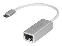 StarTech.com USB-C till Gigabit-nätverksadapter - silver - nätverksadapter - USB-C - Gigabit Ethernet US1GC30A