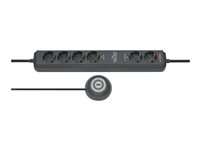 brennenstuhl Eco-Line Extension Socket Comfort Switch Plus EL CSP 24 6-way 1,5m H05VV-F 3G1,5 2 permanent, 4 switchable - effektband 1159560516