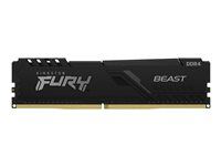 Kingston FURY Beast - DDR4 - sats - 32 GB: 2 x 16 GB - DIMM 288-pin - 3733 MHz / PC4-29800 - ej buffrad KF437C19BB1K2/32