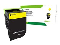 Lexmark 702HYE - Lång livslängd - gul - original - tonerkassett - Lexmark Corporate 70C2HYE