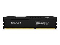 Kingston FURY Beast - DDR3 - modul - 4 GB - DIMM 240-pin - 1600 MHz / PC3-12800 - ej buffrad KF316C10BB/4