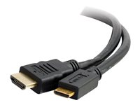 C2G Value Series 2m High Speed HDMI to HDMI Mini Cable with Ethernet - 4K - UltraHD - HDMI-kabel med Ethernet - 2 m 82008