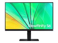 Samsung ViewFinity S6 S24D600EAU - S60UD Series - LED-skärm - QHD - 24" - HDR LS24D600EAUXEN