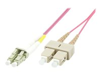 MicroConnect nätverkskabel - 5 m - erika-violett FIB422005P