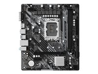 ASRock H610M-HVS/M.2 - 2.0 - moderkort - micro ATX - LGA1700-uttag - H610 H610M-HVS/M.2 R2.0