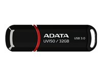 ADATA DashDrive UV150 - USB flash-enhet - 32 GB AUV150-32G-RBK