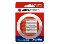 AgfaPhoto batteri - 4 x AAA - alkaliskt 110-802572